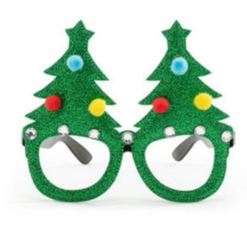 Demdaco Green Christmas Tree Kids Glasses